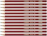STABILO - Bleistift - Schwan in rot - Härtegrad HB - 12er Pack