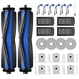 23 Stück Zubehörset für ECOVACS DEEBOT T30C Omni/ T30C Omni Gen2 Saugroboter, 2 Hauptbürste,6 Staubbeutel, 4 Wischtücher, 4 HEPA-Filter, 6 Seitenbürsten,1 Reinigungsbürste, T30C Omni Ersatzteile