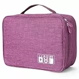 AiQInu Kabeltasche Universal Travel Kabel Organizer Tasche Cubes Kabel Etui,Wasserdichten Verstellbares Kabelorganizer für Handy Ladekabel, Powerbank, USB Sticks, SD Karten