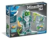 Clementoni Galileo MinerBot 3 in 1 Robotik-Set - DREI humanoide Roboter - Robotik Modellbausatz - Spielzeug Roboter für Kinder ab 8 Jahren, 59375