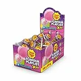 Chupa Chups XXL Flavour Playlist Kaugummi-Lutscher, Thekendisplay enthält 25 Lollis mit fruchtigem Kaugummi-Kern in 3 leckeren Sorten, geeignet für Geburtstag, 25 x 29g