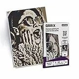 QBRIX Vintage A4 Diamond Painting Personalisiert | Eigenes Foto | Benutzerdefinierte Diamantmalerei Set | personalisiertes Geschenk | DIY Diamantmosaik Bild | 5D Diamant Malerei Bauset