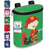 GRINSEZWERGE Kinder Lenkertasche mit Deckel | Laufrad Lenkertasche | Fahrrad Lenker Tasche | Fahrradkorb Fahrradtasche Laufradtasche Lenkerkorb | Zubehör Kinderfahrrad