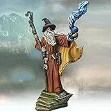 PANGCHENG 1/32 Resin Model Figur GK Elminster Magician Fantasy Thema Unmontiertes und unbemaltes Kit
