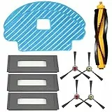 HKCH Schwammfilter mit hoher Effizienz Filter Seitenbürste Wischtuch Kit ECOVACS DEEBOT 930 Roboter-Staubsauger Kit