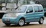 Covprotec Thermo-Jalousien-Set, für 1 Fenster, kompatibel mit Citroen Berlingo (Baujahr 1996–2007), Front-Set, Rückseite, Schwarz