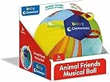 Baby Clementoni Tierfreunde Musik-Ball - Kinderspielzeug mit Musik, Spielzeug für Babys Entwicklung, Spielball Für Kleinkinder Ab 3 Monaten 17464