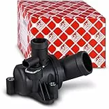 febi bilstein 37181 Thermostat mit Gehäuse, Dichtung und Temperaturschalter, 1 Stück