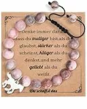 BOCHOI Pferde Armband für Mädchen Geschenke,5 6 7 8 9 10 11 12 jahre Geburtstags Geschenk für Mädchen, Weihnachten Armband Natursteine Geschenke Tochter Schwester Enkelin Tochter Nichte Freundschaft