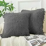 ZTYROLJ 2er Set Kissenbezug 40x40 cm,Microfiber Ultra Weich Kissenbezug mit Reißverschluss, Atmungsaktiv Resistent Kissenbezug 40x40 für Bettwäsche Sofa