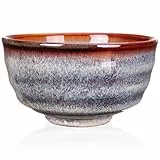 Goodwei Matcha Schale aus Keramik | Chawan Teeschale für Matcha, 180 ml (Uji)