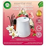 Airwick Essential Mist Duftspender Vanille und Himbeere, 1 Nachfüllpackung, 25 ml, Vanille und Himbeere