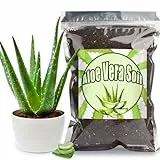 GOTVUGE Aloe Vera Erde Mischung, fertig zur Verwendung für die Anzucht und das Wachstum von Aloe Vera Pflanzen oder Anderen Zimmerpflanzen (4L)