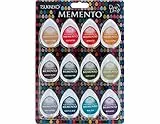 Tsukineko MDIP012-300 Tinten Memento Dew Drop 12er Packung Snow Cones, Synthetic Material, Mehrfarbig, 21.6 x 15.2 x 2.5 cm