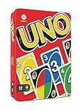 Mattel Games UNO-Kartenspiel, mit 112 Karten in hochwertiger Metallbox, exklusive Sammlerdose, Gesellschaftsspiel, Spielzeug ab 7 Jahren, HGB63