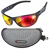 Sonnenbrille Herren Polarisiert Sport Brille für Men & Damen zum Fahren Radfahren Golf Angeln Laufen Segeln Skifahren, UV400-Schutz, Leichter, langlebiger TR90-Rahmen, Hartschalen-Etui