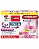 Doppelherz B12 Intense Vita-Energie - hochdosiert mit 500 µg Vitamin B12 pro Trinkfläschchen - 8 Ampullen - vegan