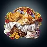 Holzpuzzle Erwachsene, 245 Teile Katzenruhe Holz Puzzle Erwachsen, Unregelmäßige Einzigartige Holzpuzzle Tierform, Weihnachts Geschenke für Familie Freunde (34 * 29cm)