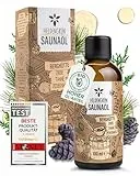 Heldengrün® BIO Saunaaufguss Wald “Berghütte” [100 % NATURREIN] Saunaöl mit Zedernholz, Tanne & Zirbe - Ruhiger Saunaaufguss für Liebhaber – Sauna Konzentrat für 20 Anwendungen