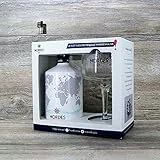 NORDES Gin 40% vol. – Fruchtiger Gin aus Spanien mit Glas – Geschenkbox inkl. Original Nordés Glas (1 x 0,7l)
