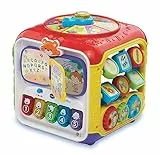 Vtech Baby Entdeckerwürfel – Interaktiver Spielwürfel mit Musik, Formen und beweglichen Elementen – Für Kinder von 12-36 Monaten