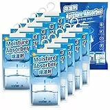 CONOPU 10 Packungen x 248g(2.5KG) Hänge-Luftentfeuchter, Luftentfeuchter Granulat, Befreien Sie sich von Feuchtigkeit für Keller, Schlafzimmer, Waschräume, Beseitigen unangenehme Gerüche, OZ04CSD04
