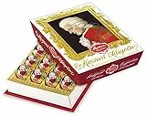 Reber, Mozart-Kugeln Barock, 20er Packung, Zartbitter-Schokolade, Gefüllt mit Pistazien-Marzipan, Mandeln und Haselnuss-Nougat, 400g (20 Stück)