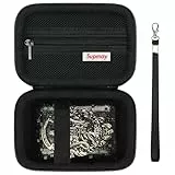 Supmay Tragetasche für Wizarding World Bitzee Harry Potter - interaktives Spielzeug, Geschenke für virtuelle Haustier Enthusiasten/Mädchen & Jungen, Reisekoffer mit Mesh Tasche für Batterie, Schwarz