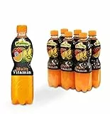 Pfanner Multivitamin (6 x 0,5 l) – Multi Getränk aus 12 Früchten - 12% Fruchtgehalt Mehrfruchtsaftgetränk im Vorratspack
