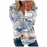 LSAltd Bluse Damen Damen Kleidung Mantel Damen Sweater Damen Pullover Damen Warme Hose Damen Plüsch Pullover Damen Longpullover Für Damen Leggings Gefütterte Longpullover Für Damen（3-Royal Blue,L）