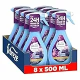 Febreze Textilerfrischerspray 8x500 ml Lenor Amethyst Blütentraum Mit FrischeLuft-Technologie Bekämpft Selbst In Textilien Festsitzende Gerüche Und Hinterlässt Einen Frischeduft