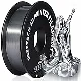 GEEETECH PLA Filament 1.75mm Silk Silber, 3d Drucker printer Filament PLA 1KG Spool
