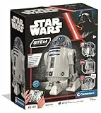 Clementoni R2-D2 Roboter – Star Wars inspirierter baubarer Roboter mit LED-Lichtern, Geräuschen und Codier-App für Kinder ab 8 Jahren
