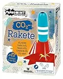 moses. PhänoMINT CO2 - Rakete, Experimentier-Set für kleine Raketenwissenschaftler, Kunststoff-Rakete für Kinder ab 8 Jahren