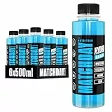 Matchday Nutrition Blue Blast – Regenerationsgetränk für Sportler, Elektrolyt-Drink mit Vitaminen & Mineralstoffen – 6 x 500 ml Flaschen – Zuckerarm & erfrischend