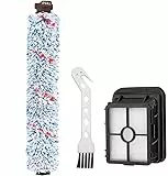 Bürstenrolle Filter Zubehör Kompatibel mit 1 Multiflächen-Bürstenrolle, 1 Ersatz Filter, Milti-surface Bürste für Bissell CrossWave 1866 17132 2225N 2582N Nass-/Trockensauger