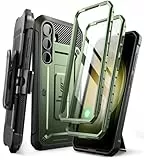 SUPCASE Unicorn Beetle Pro Schutzhülle für Samsung Galaxy S24 5G (2024), [extra Frontrahmen] Ganzkörper-Dual-Layer, robuster Gürtelclip und Ständer mit integriertem Displayschutz (Guldan)