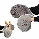 Hundehandtuch Personalisiert,Waschhandschuh Extra Saugfähig,Hunde handtuch für Große Kleine Hunde,Fluffino Hundehandtuch Saugstark Trockentuch für Hund,Dog Towel Mikrofaser Handtuch