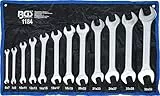 BGS 1184 | Doppel-Maulschlüssel-Satz | 12-tlg. | SW 6 x 7 - 30 x 32 mm | CV-Stahl | inkl. Tetron-Rolltasche