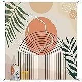 Jopee Wasserdicht Picknickdecke, 280 x 300cm Ultraleicht Stranddecke, Kompakt Sandabweisende XXL Campingmatte mit 4 Befestigung Ecken, Outdoor Strandmatte für Strand, Reisen, BBQ, Picknick, Wandern
