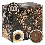 Corasol Premium Kaffee-Weltreise Adventskalender 2025 mit 24 Gourmet Röstkaffees aus 24 Ländern, inkl. Booklet, gemahlen für Filterkaffee (240 g)