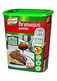 Knorr Bratenjus pastös (vielseitig anwendbar für Bratensaft, Bratensoße (gravy) und braune Soße), 400 g