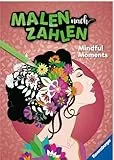 Ravensburger Malen nach Zahlen Mindful Moments - Malen und Entspannen - 32 Motive abgestimmt auf Buntstiftsets mit 24 Farben (Stifte nicht enthalten) - Für Fortgeschrittene