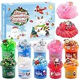 Funewest Schleim Adventskalender 2025 Kinder – 24 Tage Slime Kit Weihnachtskalender, Weihnachten Geschenk für Kinder,Teenager,Mädchen und Jungen