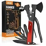 BIIB Geschenke für Männer, 18 in 1 Multifunktionswerkzeug, Männergeschenke, Papa Geschenk, Camping Zubehör Gadgets für Männer, Geburtstagsgeschenk für Männer Jahrestag Geschenk für Ihn