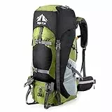 Night Cat Wanderrucksack 70L Rucksack: Trekkingrucksack Reiserucksack Herren Damen Atmungsaktiv für Camping Trekking Mountainering Klettern Fahrradreisen