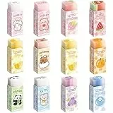 12 Stück Radiergummi Weich, Niedlicher Tier Radiergummi Kinder, Radiergummis für Radieren, Radierer für Schule, Zuhause Bürobedarf Schreibwaren, Geschenke für Kindergeburtstag