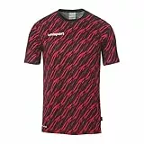 uhlsport Herren Progressive 28 Shirt Kurzarm Trikot, Schwarz/Rot, XL EU