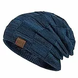 REDESS Beanie Mütze für Herren und Damen Winter Warme Mützen Stricken Slouchy Thick Skull Cap