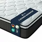 Zinus Hybrid Taschenfederkernmatratze 90x200cm - Härtegrad H2/H3 - Höhe 25 cm - Kühlende Ergonomische Memory Foam Matratze - Oeko-TEX Zertifiziert - Produziert nach Deutschem Qualitätsstandard